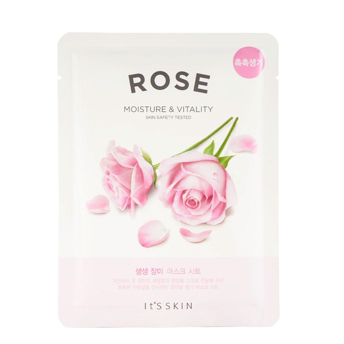 ماسک ورقه ای گل رز - rose moisture and vitality mask