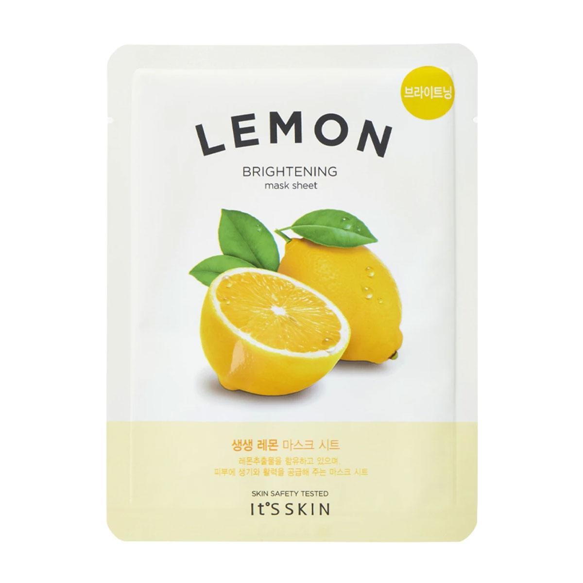 ماسک ورقه ای لیمو - lemon brighting mask