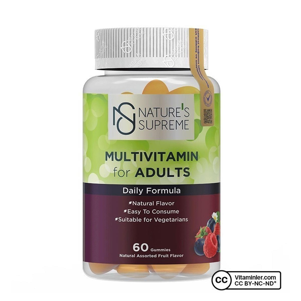 پاستیل مولتی ویتامین بزرگسالان - Gummies Multivitamin for Adults