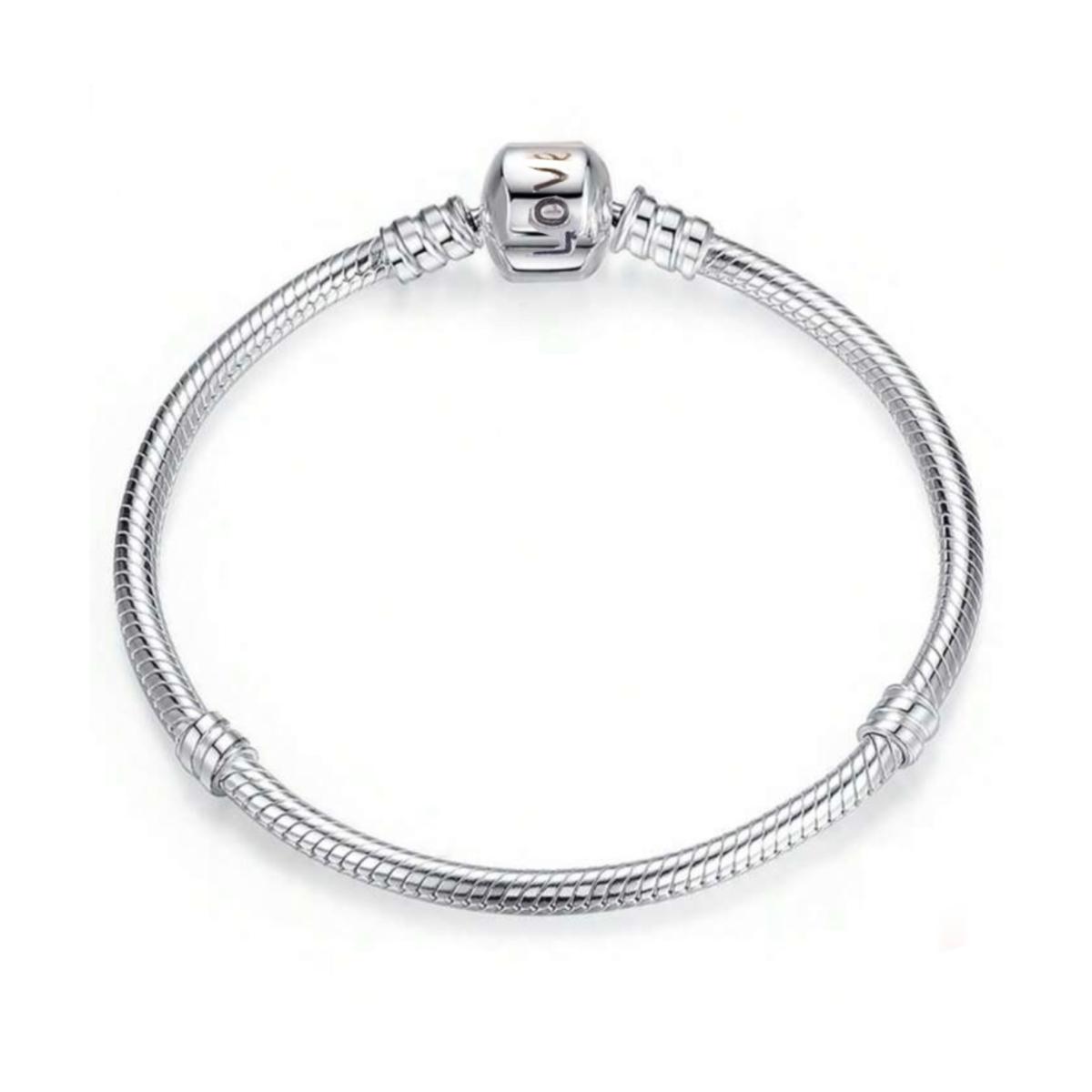 دستبند با گیره لاو طرح پاندورا - Love detail bracelet 